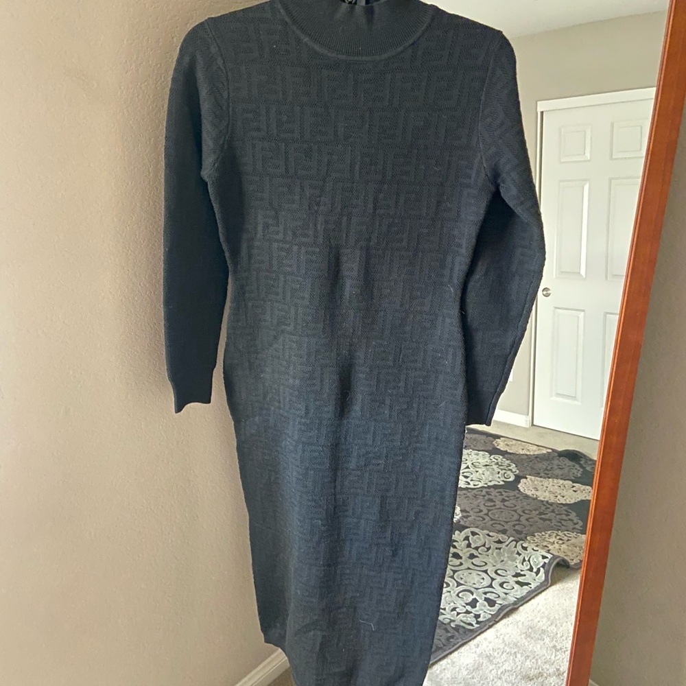 Fendi Logo Dress- Small